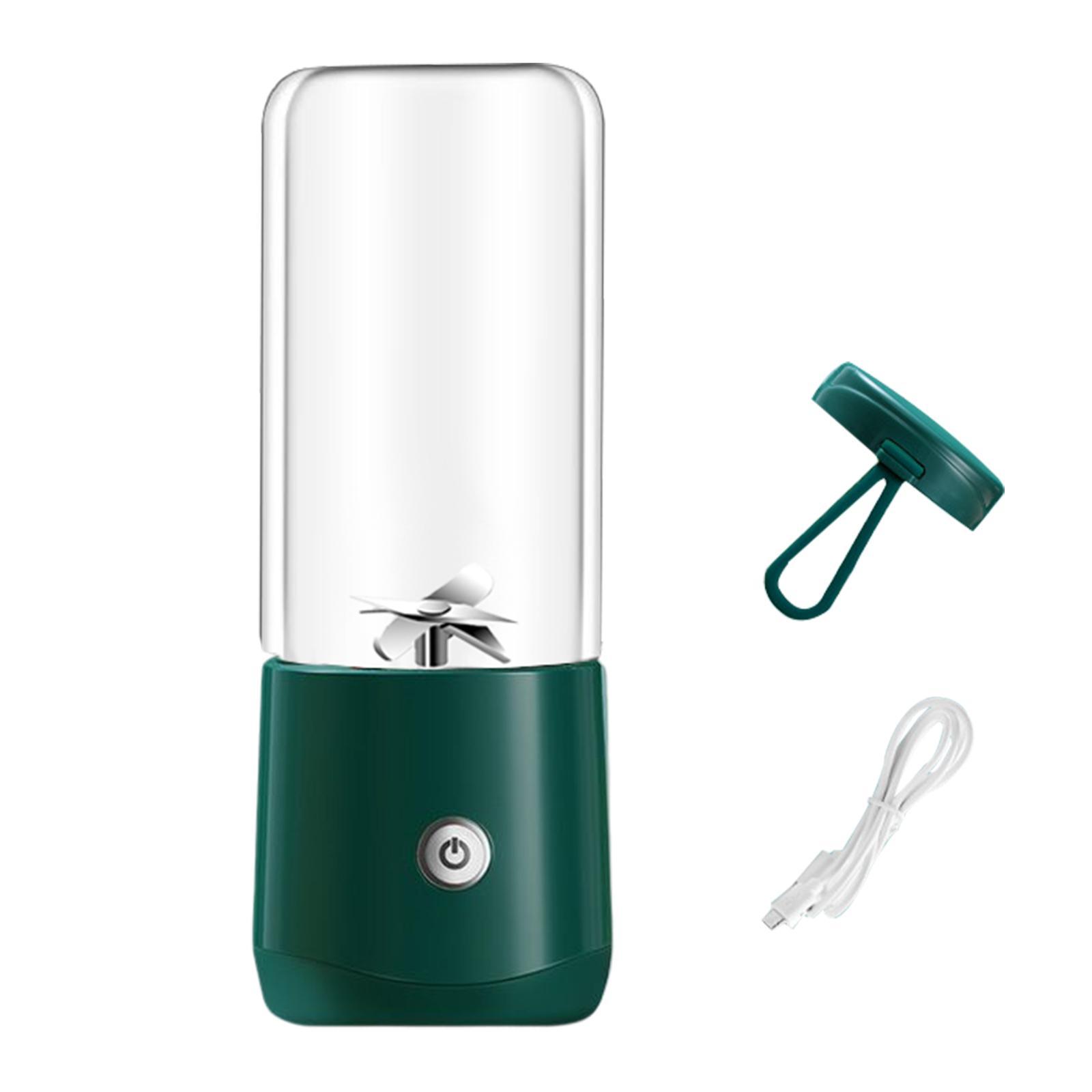 Electric Food Mixer Ice Crusher Travel Mini with Lid Green