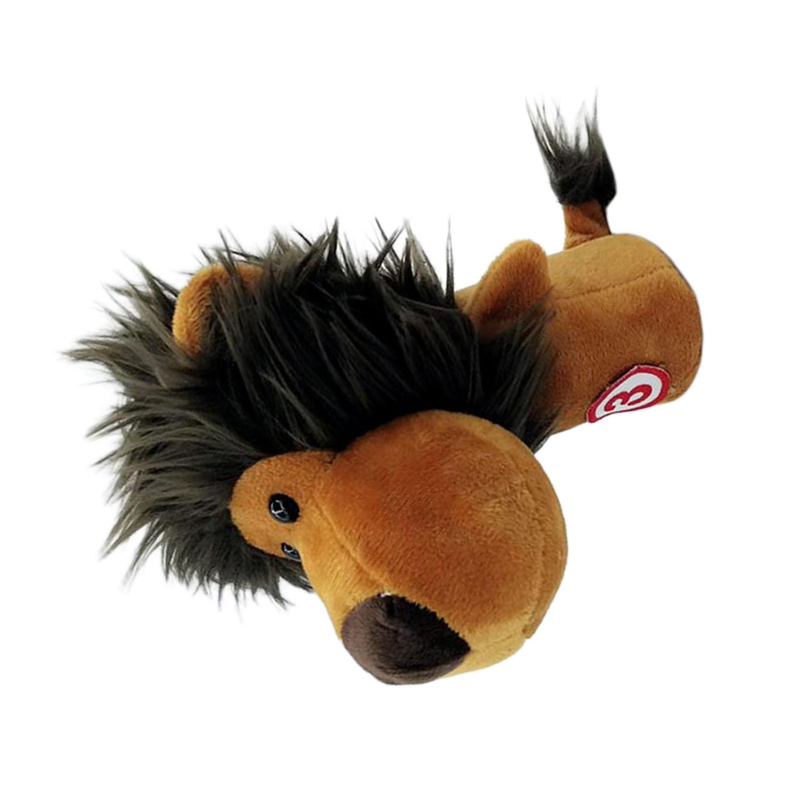 Novelty Plush Iron Headcover Wedges Club Head Cover Lion