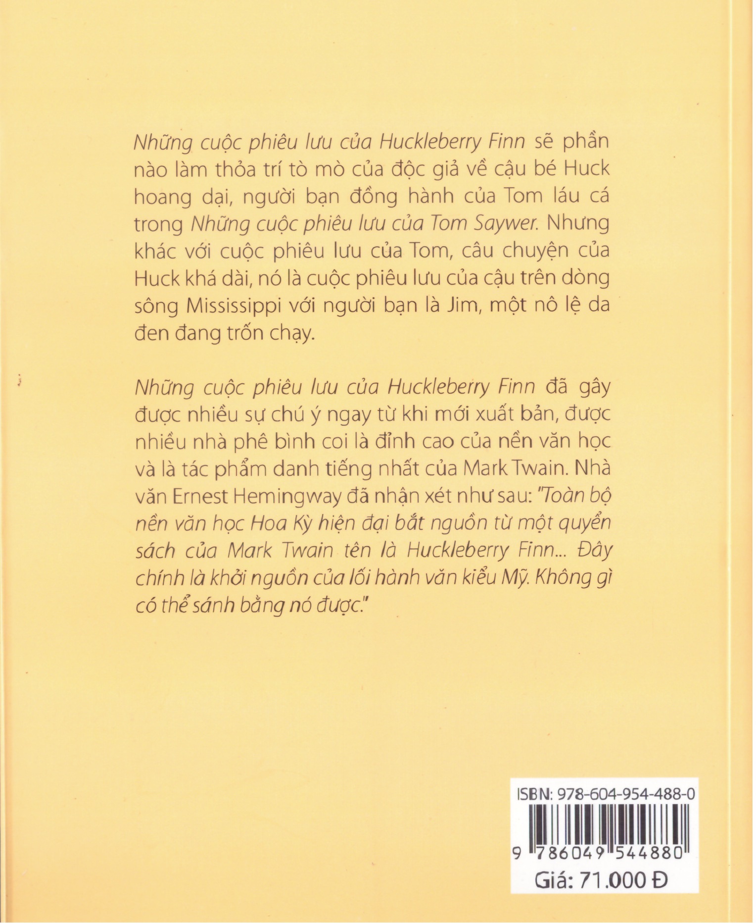 Mark Twain - Những cuộc phiêu lưu của Huckleberry Finn