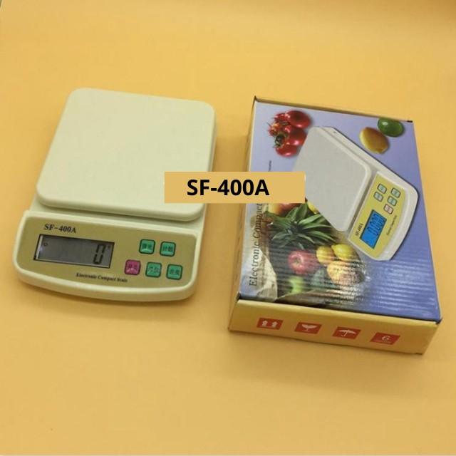 Cân điện tử nhà bếp dùng để cân nguyên liệu thực phẩm bàn nhỏ SF-400A-10kg dùng Sẵn Hàng