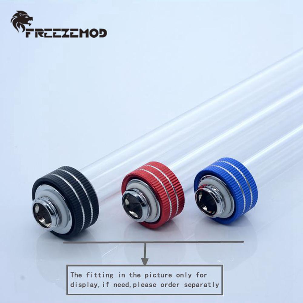 Freezemod 50CM PETG Ống Transperant Cứng Ống OD12/14/16Mm Nước Làm Mát Chất Lượng Cao Siêu PMMA Làm Mát Bằng Chất Lỏng Vòng Linh Hoạt