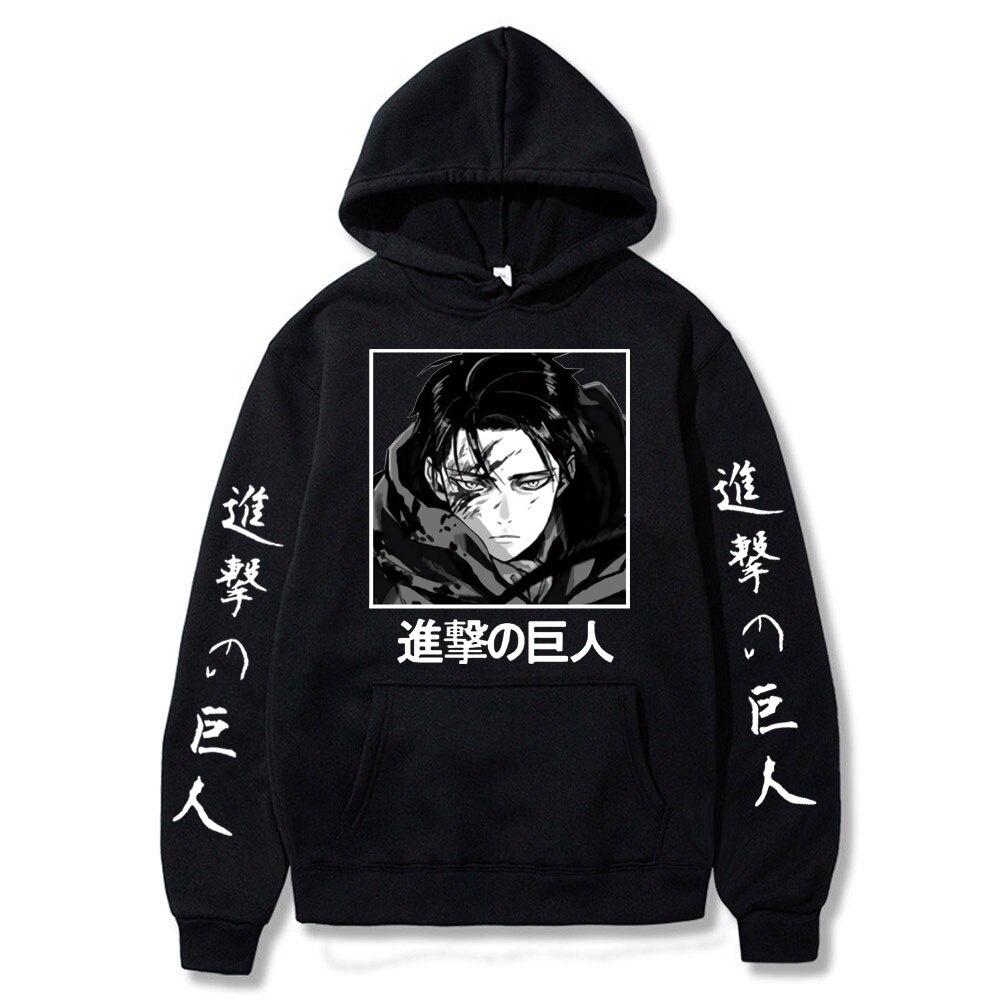 Áo hoodie hoạt hình Attack On Titan LEVI thời thượng độc đẹp