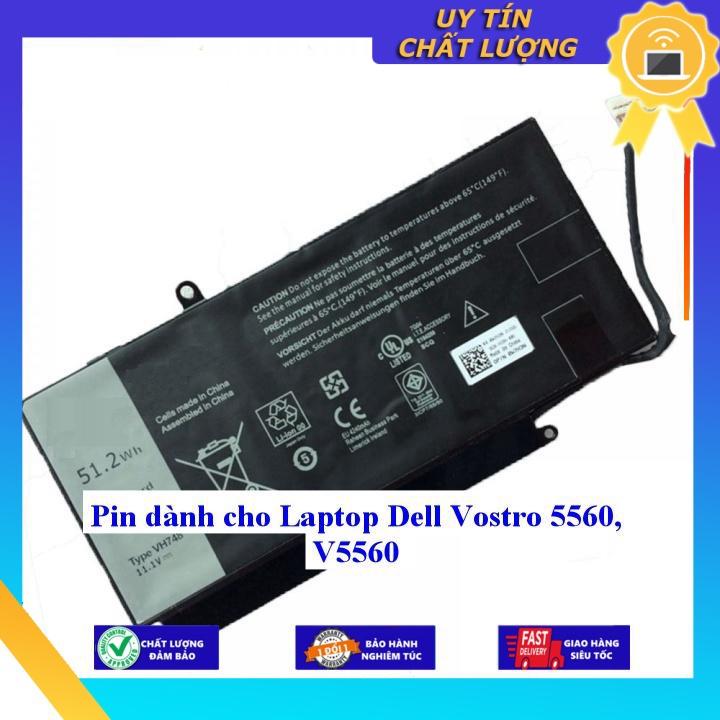 Pin dùng cho Laptop Dell Vostro 5560 V5560 - Hàng Nhập Khẩu New Seal