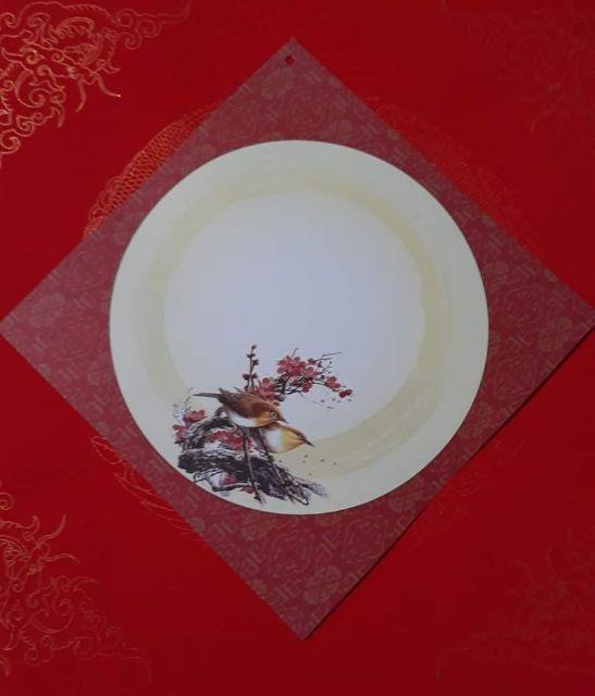 Combo 10 tờ Giấy viết thư pháp hình thoi 25x25cm