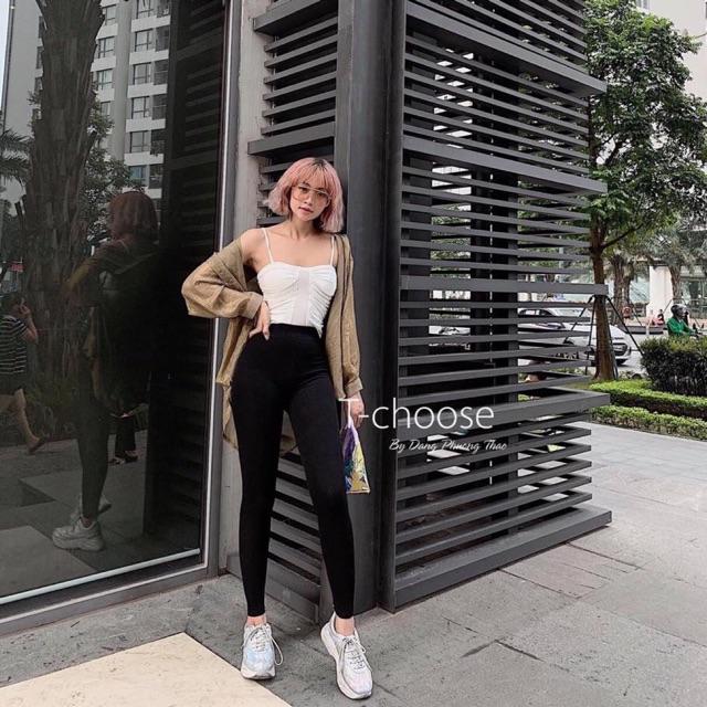 Quần legging cạp cao mã 118