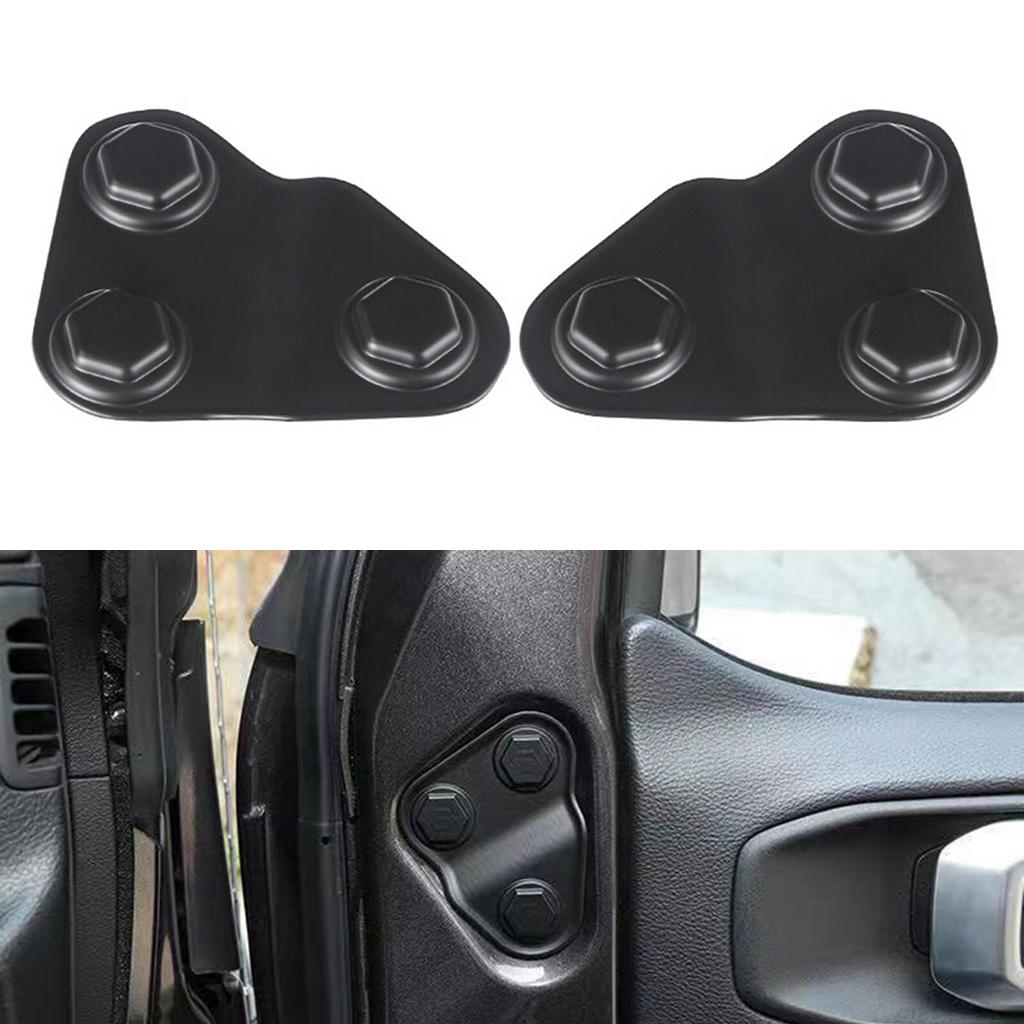 Car Door Lock Screw Protector Cover Cap For Jeep Wrangler JL 2018-2020