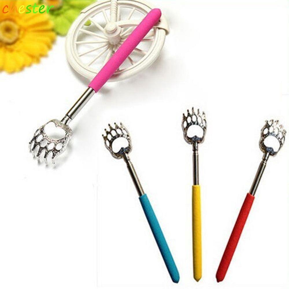 (Hàng New) Cây Gãi Lưng Hợp Kim Hình Móng Tay Gai Gãi Đã Ngứa Loại Tốt Có Thể Thu Gọn Kéo Dài 60cm Bất Kỳ Đâu Loại Tốt