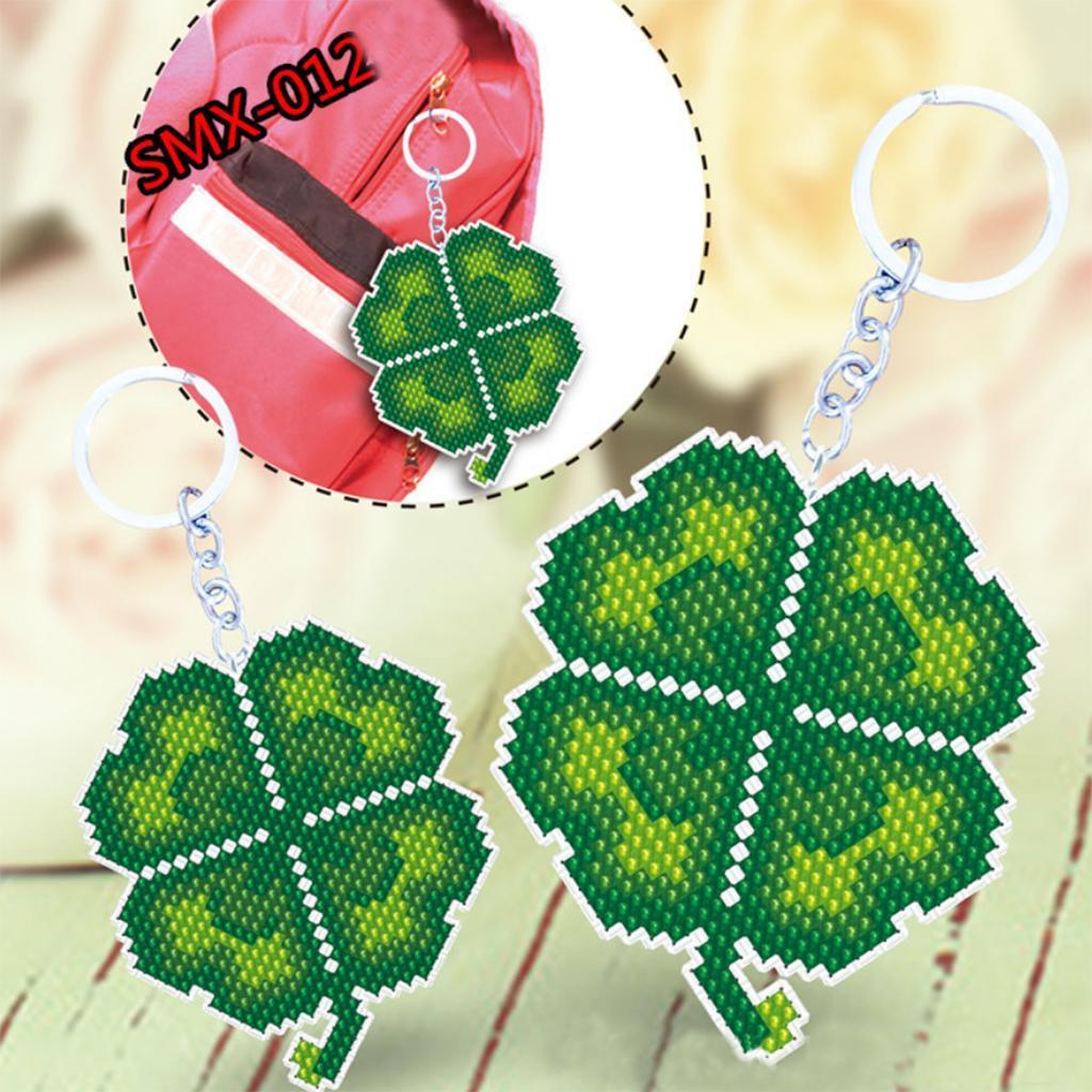 Hand Embroidery Starter Kits DIY Keychain Cross Stitch