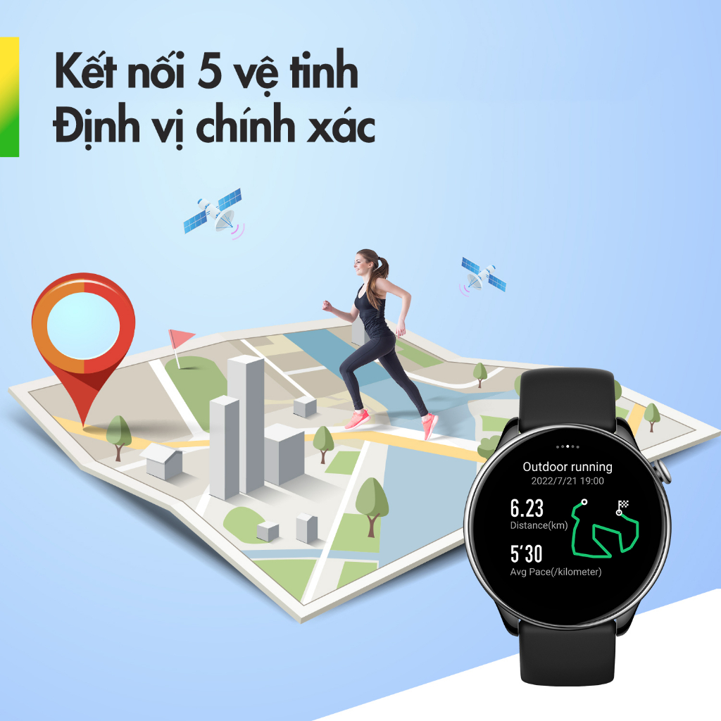 Đồng hồ thông minh Amazfit GTR Mini | Pin tới 14 ngày| AMOLED 1,28&quot;| Theo dõi sức khỏe - Hàng Chính Hãng - Bảo hành 12 tháng