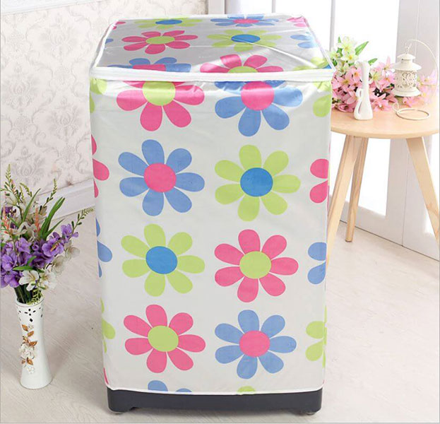 Áo Trùm Máy Giặt Cửa Trước 7-8kg Vải Satin Chống Nước, Bụi, Nắng, Rách Bền Đẹp