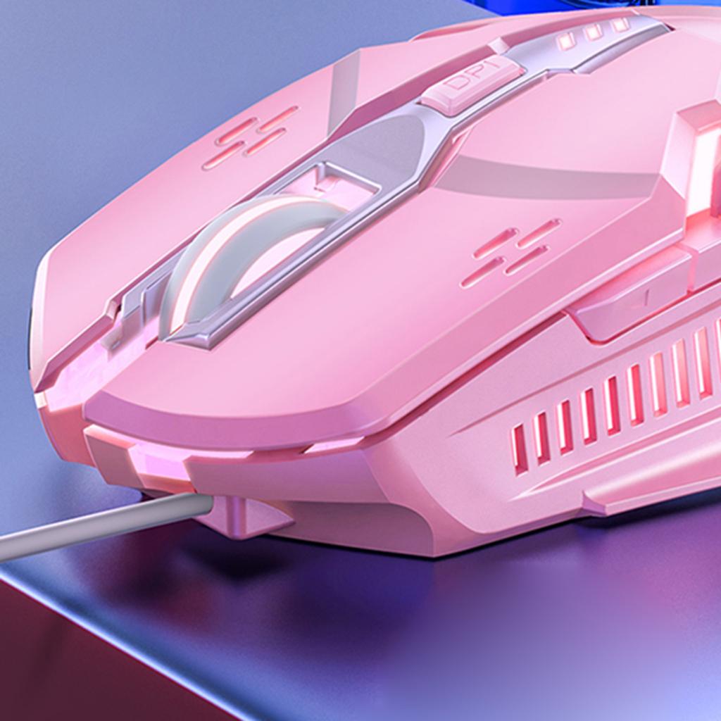 Gaming Mouse Wired,with 6D Programmable Buttons, RGB Lights Perfect for Gaming Computer Mouse for PC, Laptop, Computers