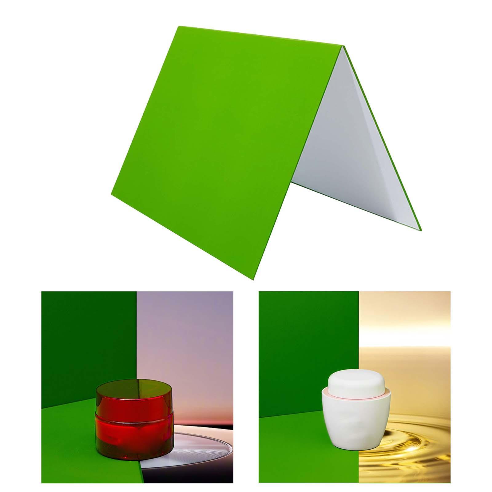 White and Green Photography Reflecting Paper Board Folding A3 Accessories Light Reflector Diffuser