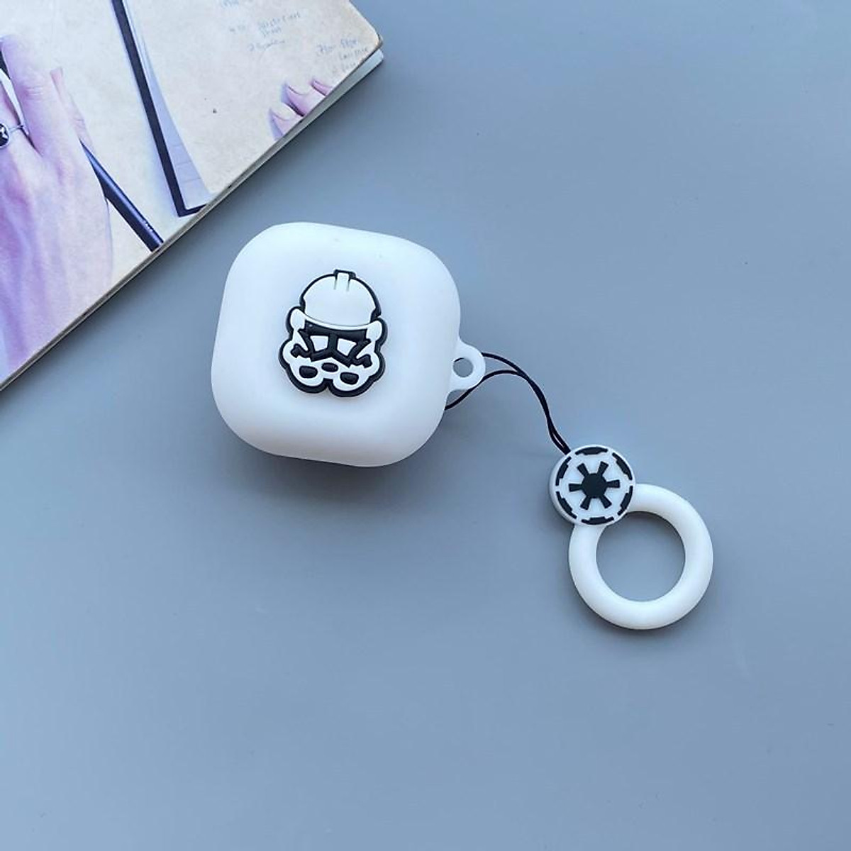 Bao Case Ốp Bảo Vệ cho tai nghe Galaxy Buds Pro/ Buds Live hình Siêu Anh Hùng Chibi