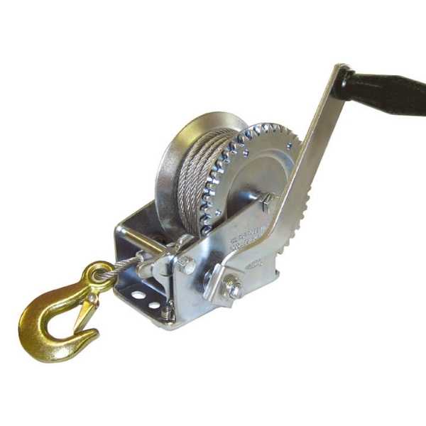 Tời Quay Tay 800 LBS Tải Trọng 320 Kg Có Cáp Móc 8 Mét