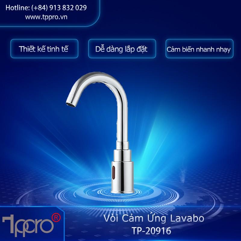 Vòi nước cảm ứng lạnh tự động TPPRO TP-20916 , Vòi cảm ứng lắp lavabo