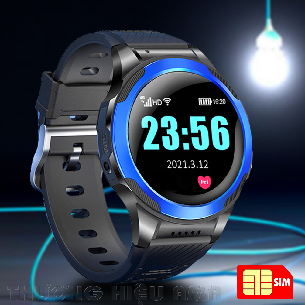 Đồng Hồ Thông Minh Định Vị GPS Chống nước | Nam Nữ | Model AMA Watch FA69 Gắn Sim 4G độc lập Gọi Điện thoại | Smart Watch cho Trẻ em Học sinh Sinh viên Người lớn Hàng nhập khẩu