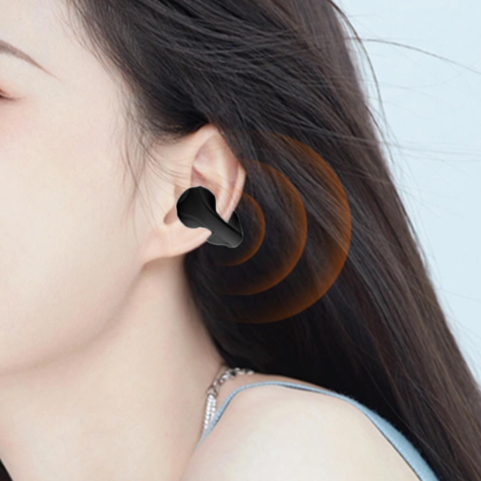 Wireless Clip On Headphones Waterproof with Mic for Running Workout