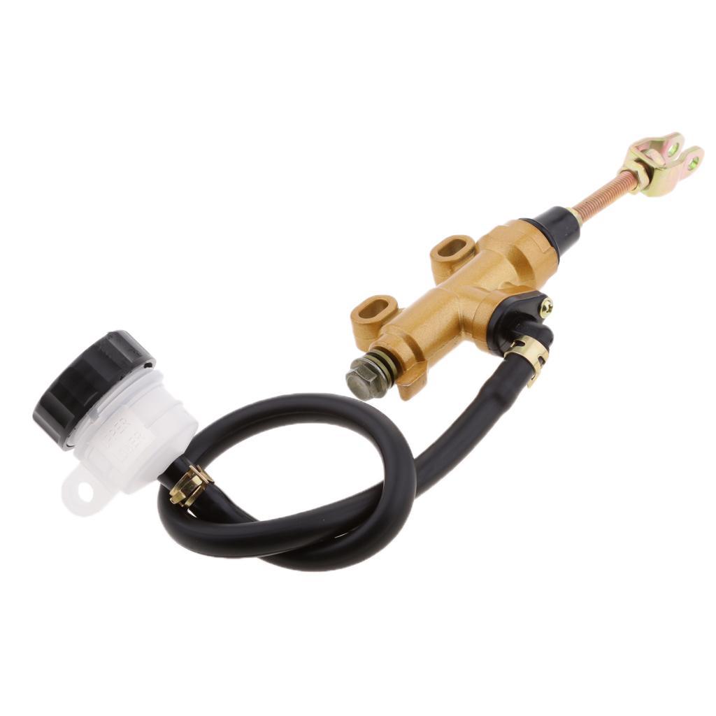 Rear Hydraulic Brake Master Lever Cylinder for /Dirt/ATV/Quad Bike Gold