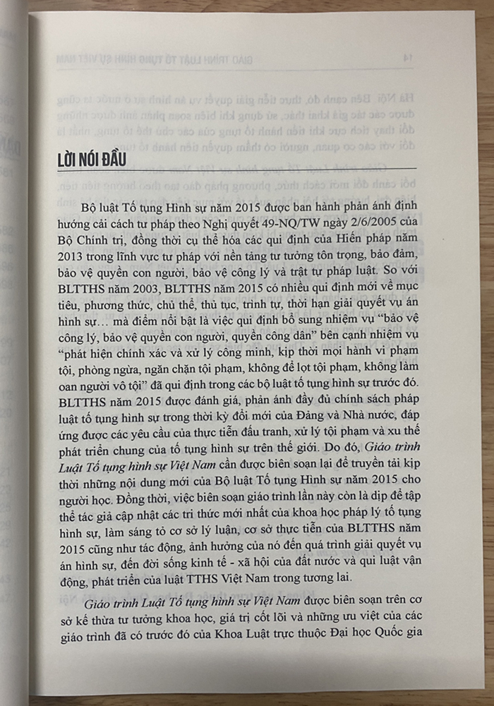 Giáo trình luật tố tụng hình sự Việt Nam