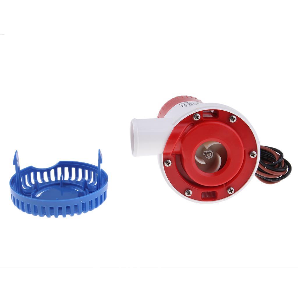 12V 1500GPH Boat Bilge Water Pump  Submersible Pump