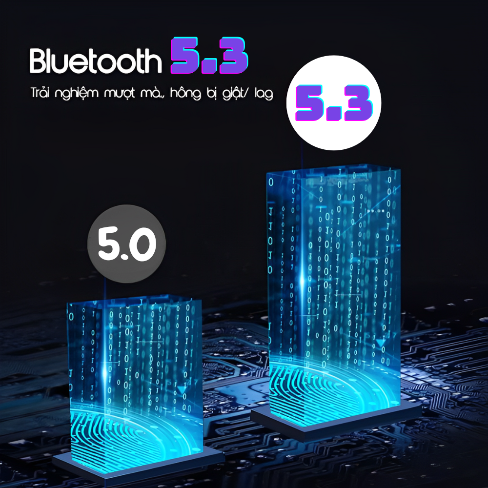 Tai Nghe Bluetooth Không Dây Nhét Tai Bluetooth 5.3 LT/D-T8 TWS True Wireless, Pin Sạc Dự Phòng, Micro Ghi Âm, Cảm Ứng - Cho Điện Thoại, Máy Tính Bàn, Laptop, Máy Tính Bảng, Gaming - Hàng Chính Hãng