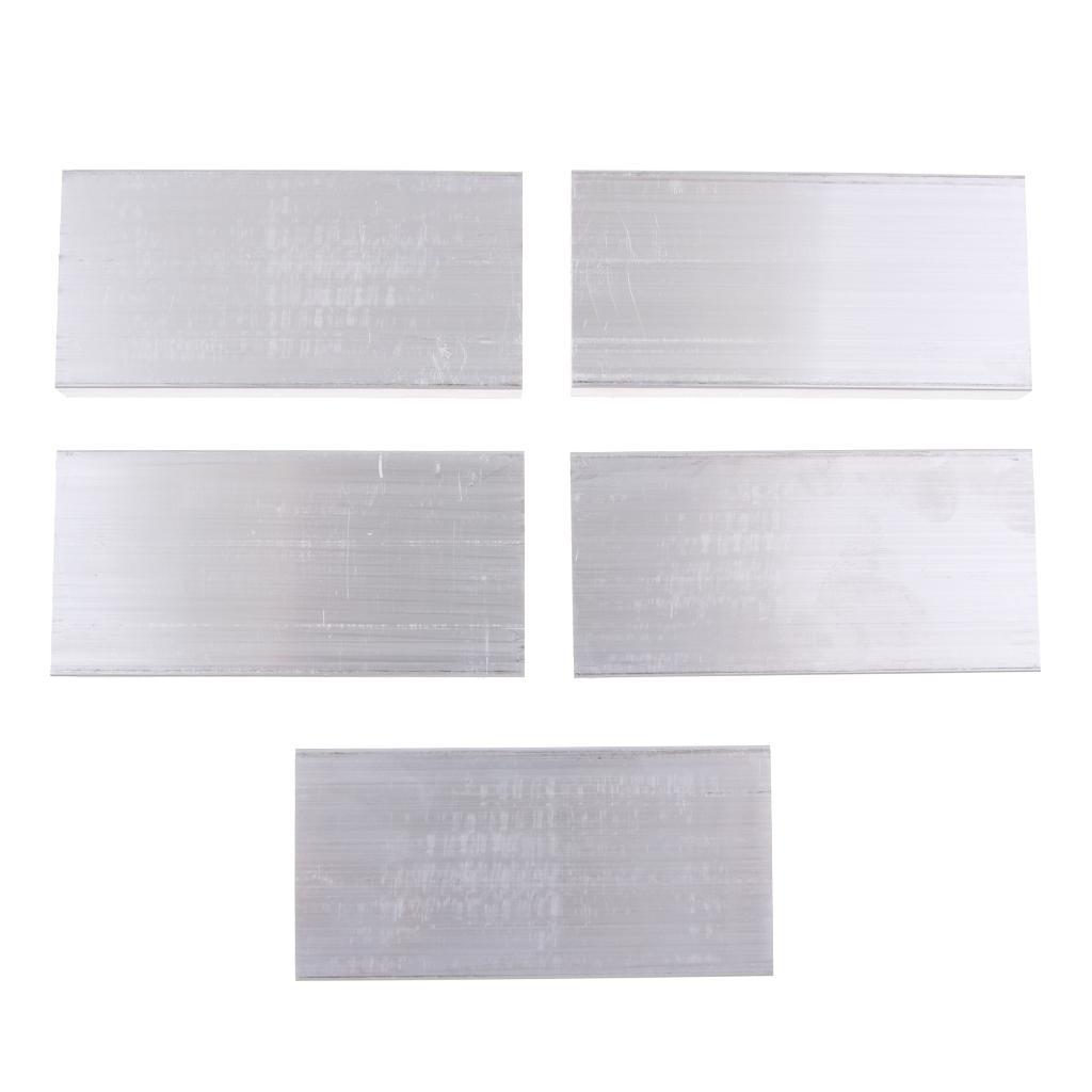 5 Pack Aluminum Heat Sink Cooling Fin for CPU LED Light Amp