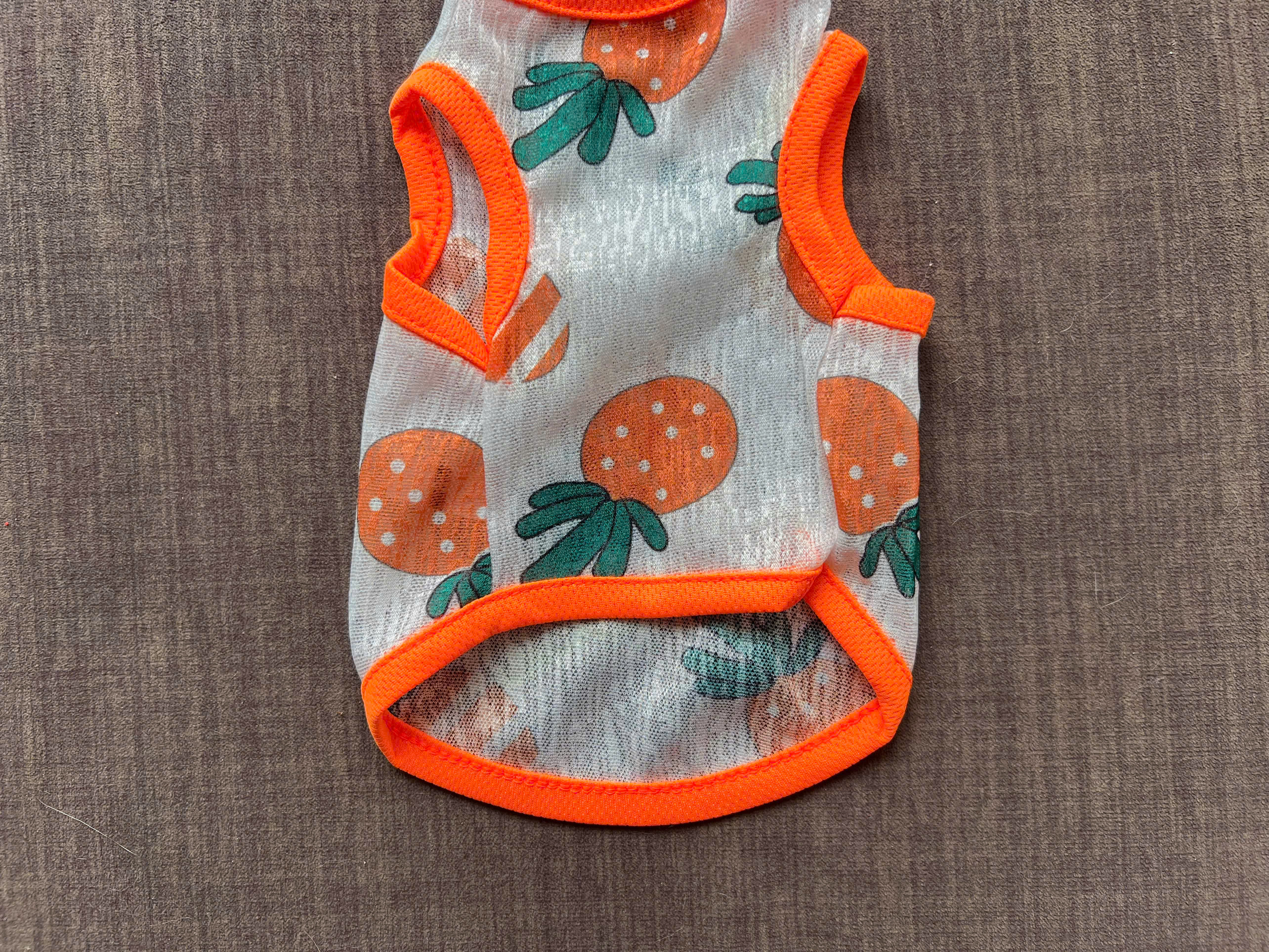 ÁO THUN BA LỖ HOẠ TIẾT TRÁI CÂY THÔNG HƠI SIÊU CUTE TỪ 1-7KG DÀNH CHO THÚ CƯNG CHÓ MÈO