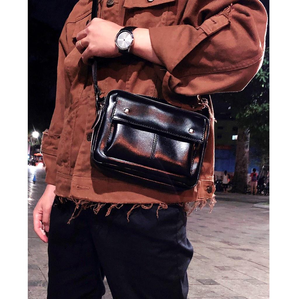TÚI ĐEO CHÉO LANPAD UNISEX MESSBAG DA PU DA034