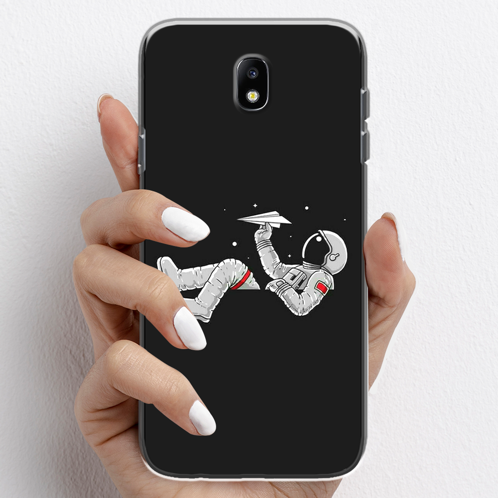 Ốp lưng cho Samsung Galaxy J3 Pro, Samsung Galaxy J7 Pro nhựa TPU mẫu Phi hành gia