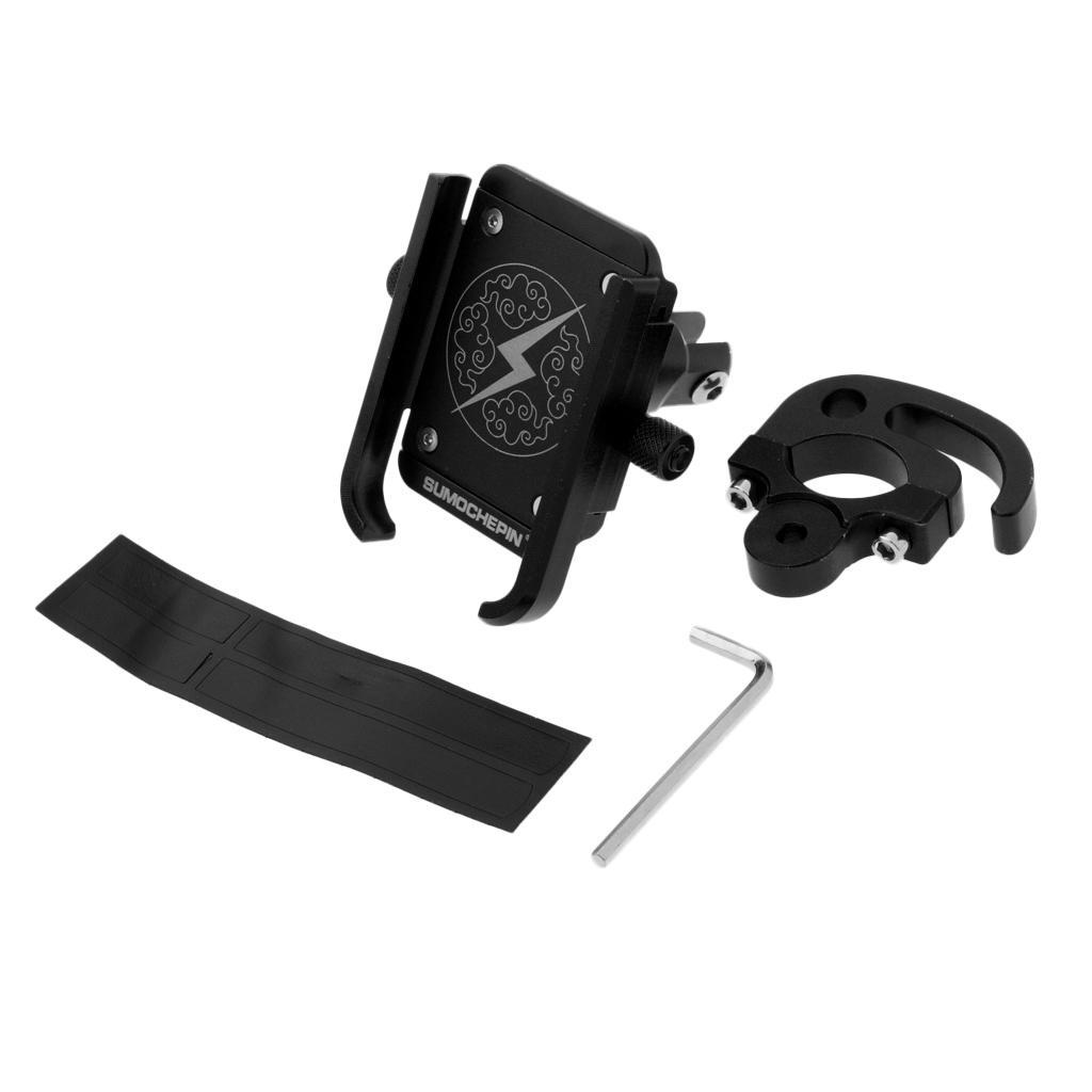 Bike Phone Mount Stable Clamp Stand with 360° Rotation Bicycle Motorcycle Phone Holder Accessories