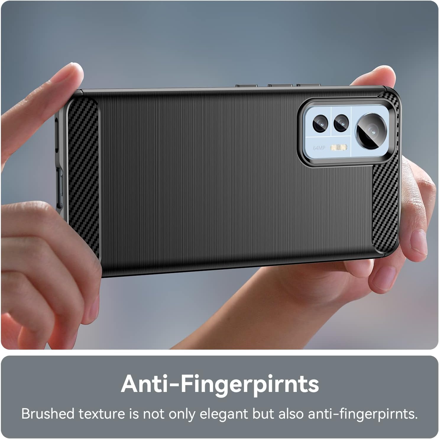 Ốp lưng chống sốc vân kim loại cho Xiaomi Mi 12 Lite 5G hiệu Likgus  - Hàng nhập khẩu
