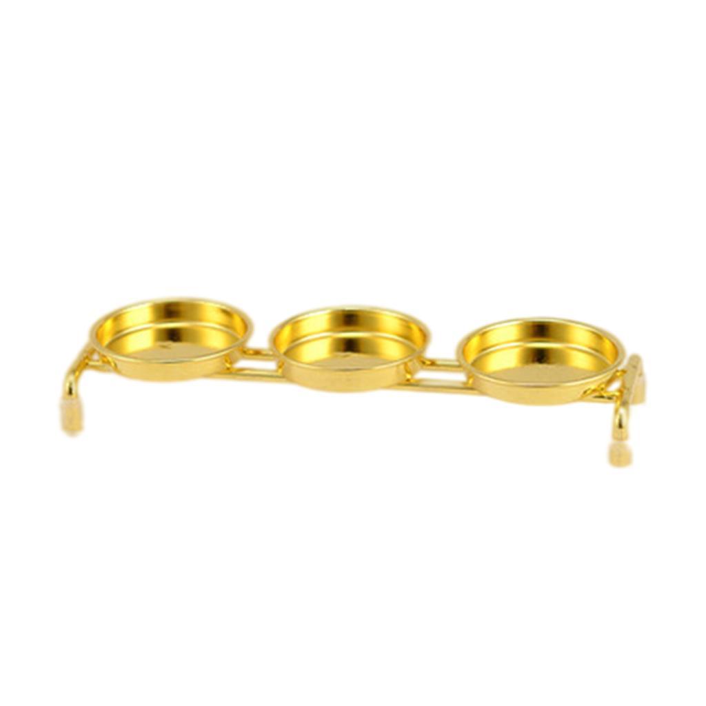 Candle Holder Candlestick Ghee Lamp Menorah for Restaurant Meditation Study