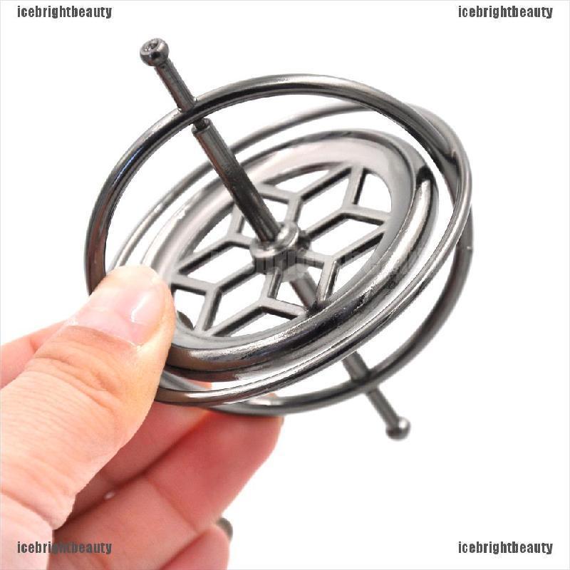 ICEB Metal Gyroscope Spinner Gyro Science Educational Learning Balance Stress Toys gift