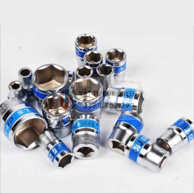 Đầu khẩu 1/2 vặn ốc, bulong, tuýp lục giác thép CR-V 8 9 10 12 13 14 15 16 17 18 22 23 24 27 30 32mm