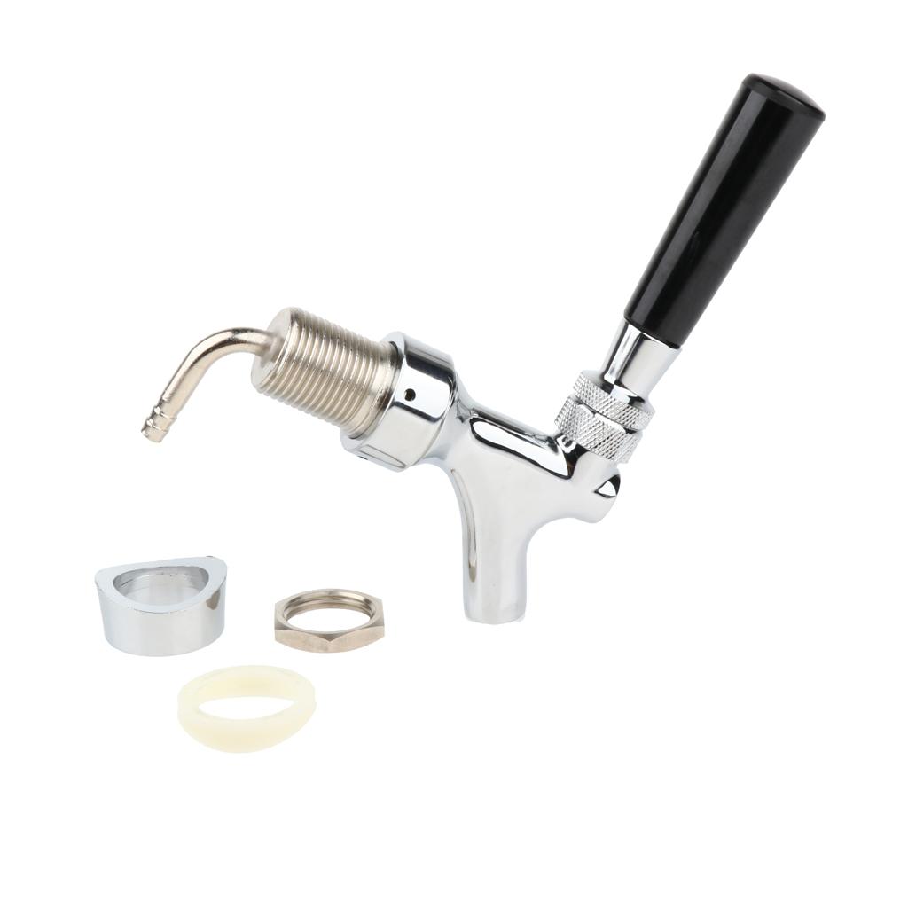 Draft Beer Keg Faucet Tap Kit Stainless Steel for Bar Hotel Restaurant