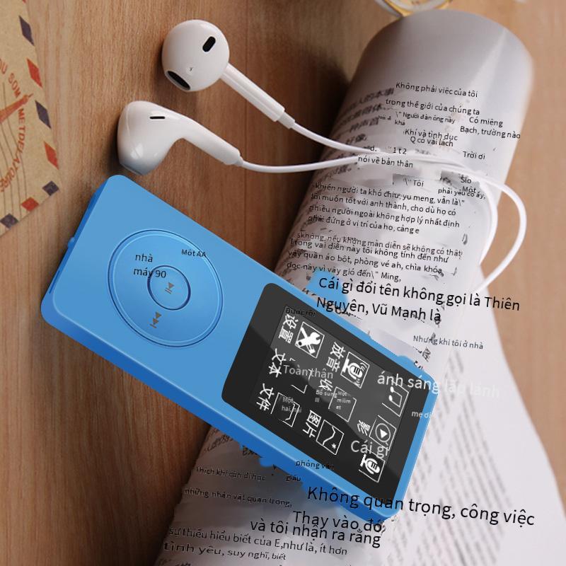 Ưu đãi đặc biệt Máy nghe nhạc MP4 MP3 thể thao màn hình 1.8 inch dành cho học sinh và người lớn Walkman phổ thông có thể cắm thẻ TF
