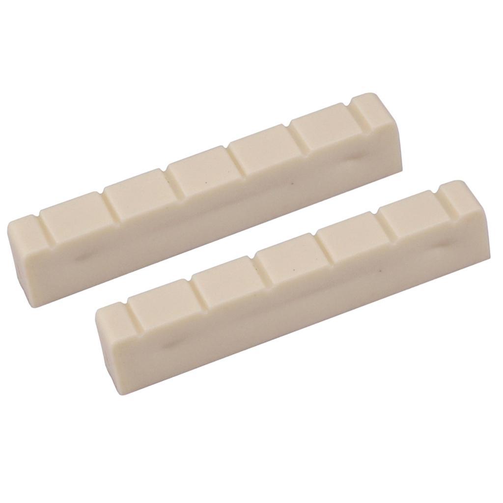 4X White Guitar Parts Classical Guitar Bone Nut Guitar Accessory DIY