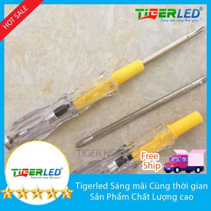 combo 8 Tua vít 2 đầu kiêm bút thử điện đa năng an toàn tiện lợi Tigerled vietnam