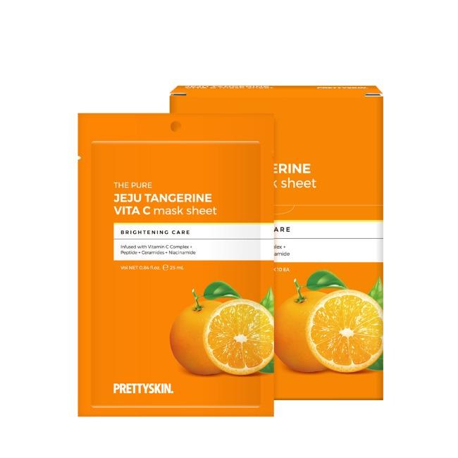 Mặt nạ vitamin C Prettyskin ( hộp 10 miếng)