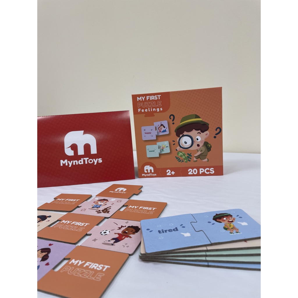 Đồ Chơi Xếp Hình MyndToys My First Puzzle - Feelings Dành Cho Bé Trên 2 Tuổi