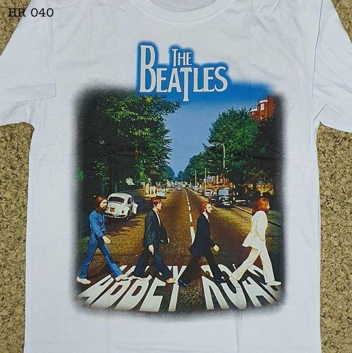 Áo Rock: áo phông The Beatles HR 040 White
