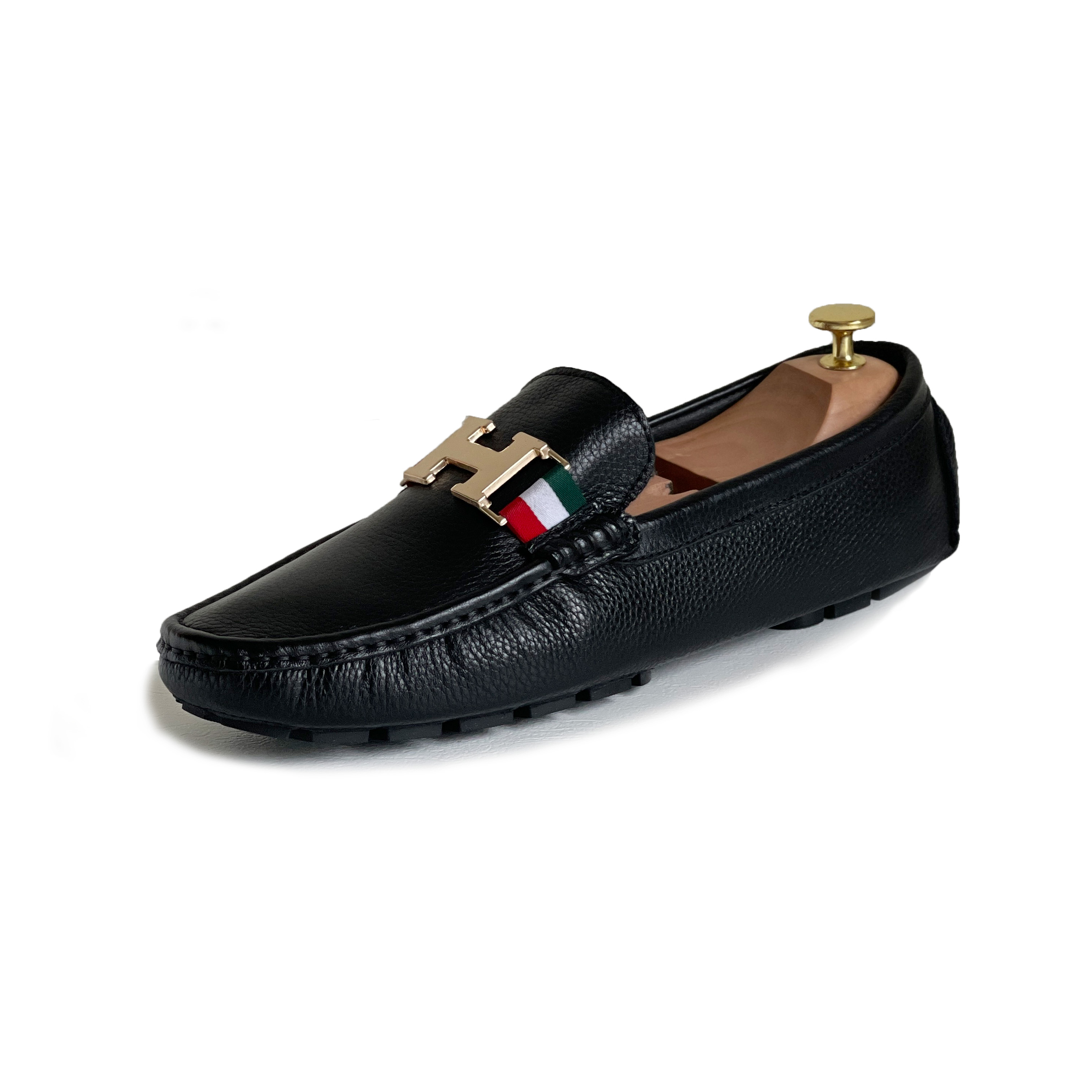 Giày lười Homme Florence - Square Toe Italian Leather Loafer