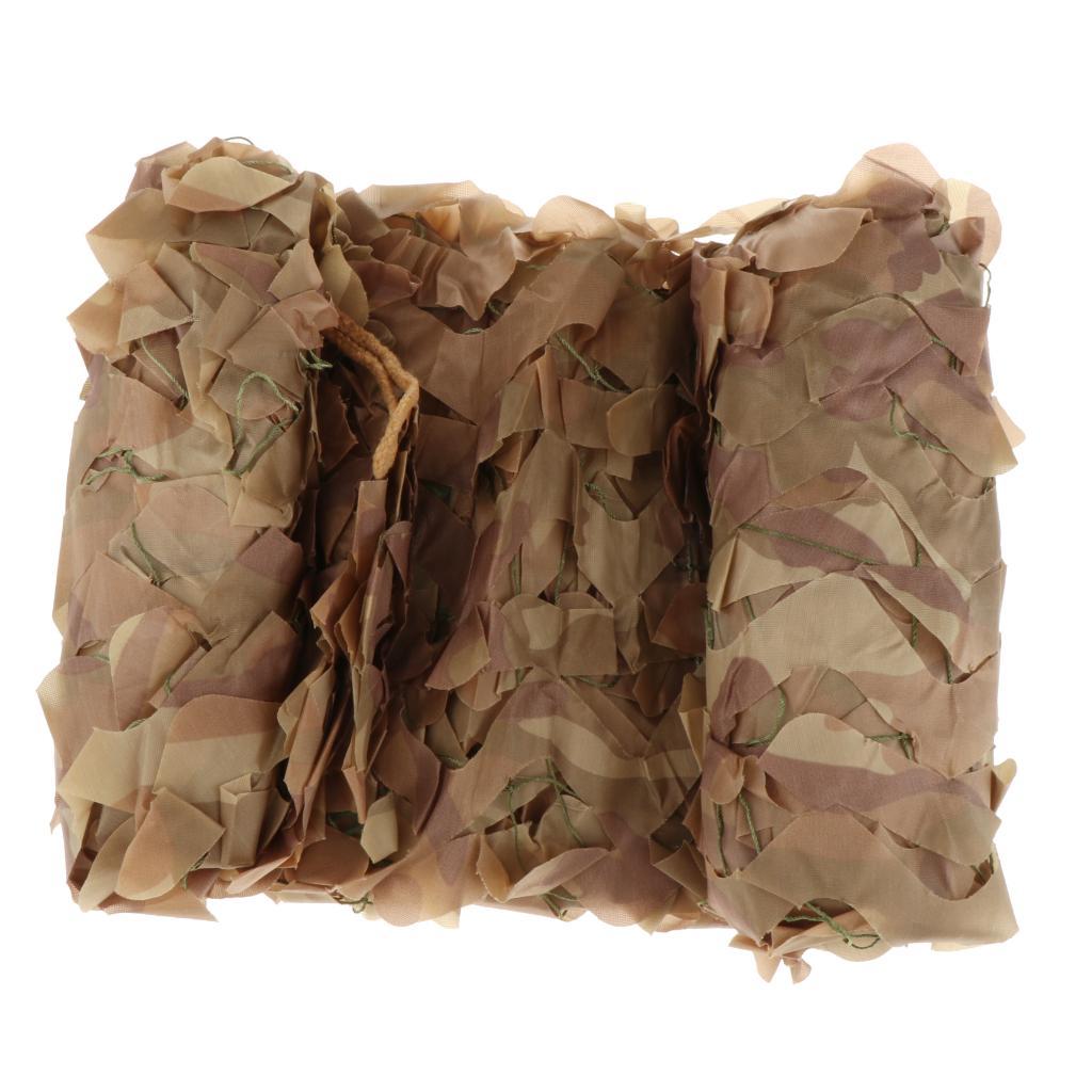 Premium Woodland Camouflage Netting Leaves Shooting Watch Blind Net Tarp Cover