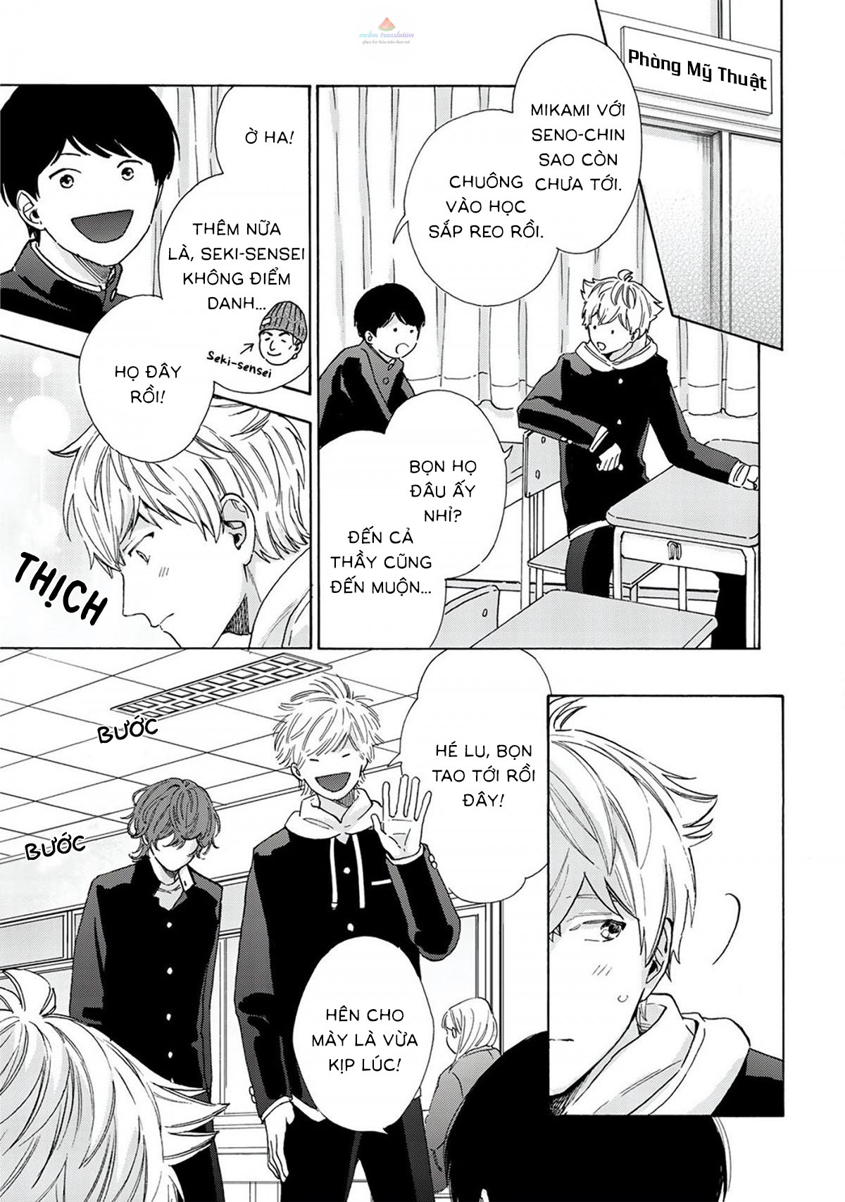 ngôi sao hạng nhất được vẽ bằng nụ hôn chapter 3 9