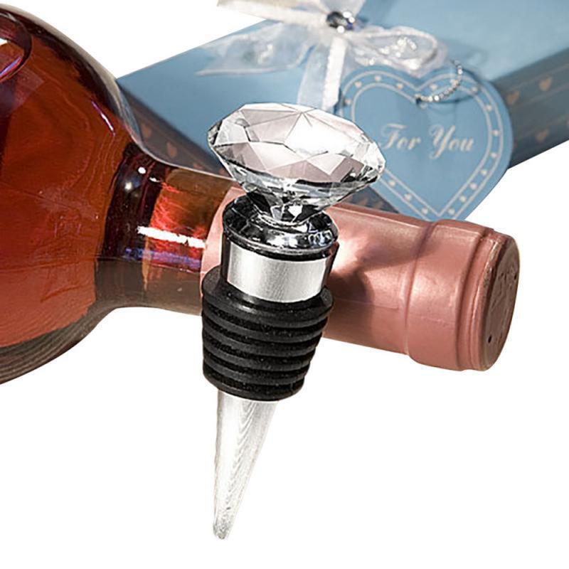 Silicone Bottle Stopper Sealer Cap Wine Storage Crystal Glass Reusable Vacuum Sealed Cap Champagne Stopper Barware Bar Tools