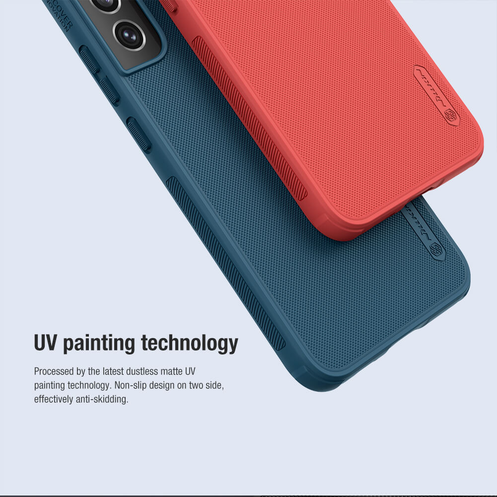 Ốp Lưng Sần chống sốc cho Samsung Galaxy S22 Plus hiệu Nillkin Super Frosted Shield Pro - hàng nhập khẩu