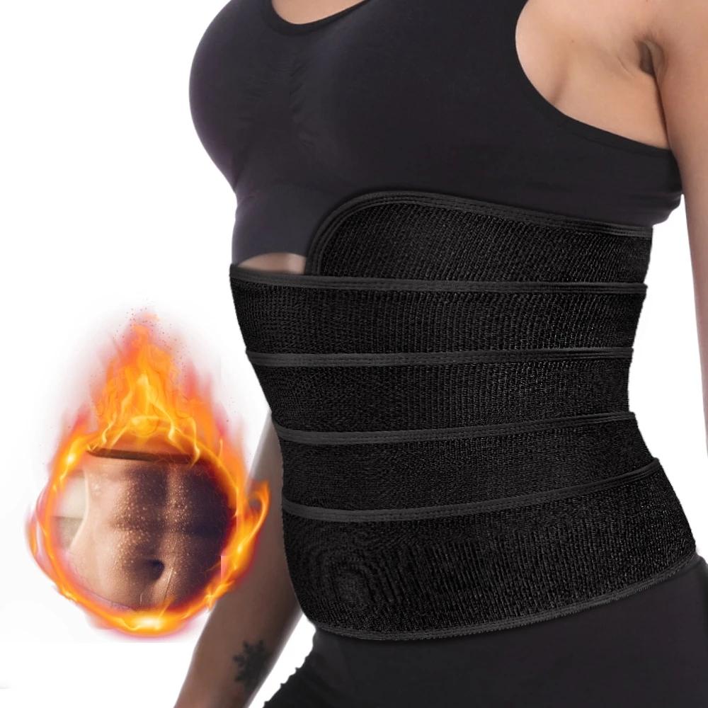 Eo Huấn Luyện Tập Toàn Thân Nữ Bụng Điều Khiển Mồ Hôi Thắt Lưng Nữ Giảm Béo Áo Vest Thắt Lưng Hỗ Trợ Tập Bụng Quấn Ban Nhạc