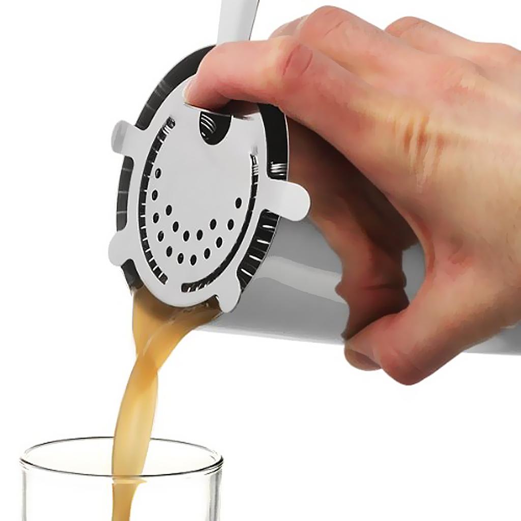 Cocktail Strainer Stainless Steel Bar Shaker Ice Strainer 4 Prong Bar Tools