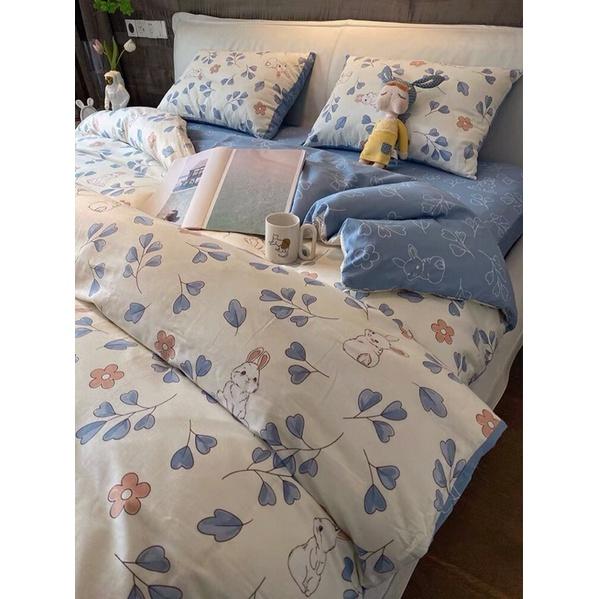 Bộ chăn ga gối Cotton Living 4 món