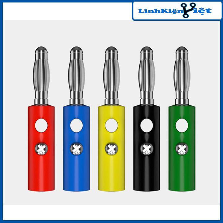 Jack bắp chuối 4mm giá rẻ đủ màu